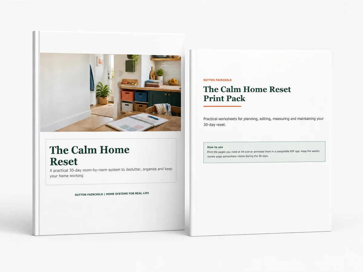 The Calm Home Reset Core Edition digital product mockup