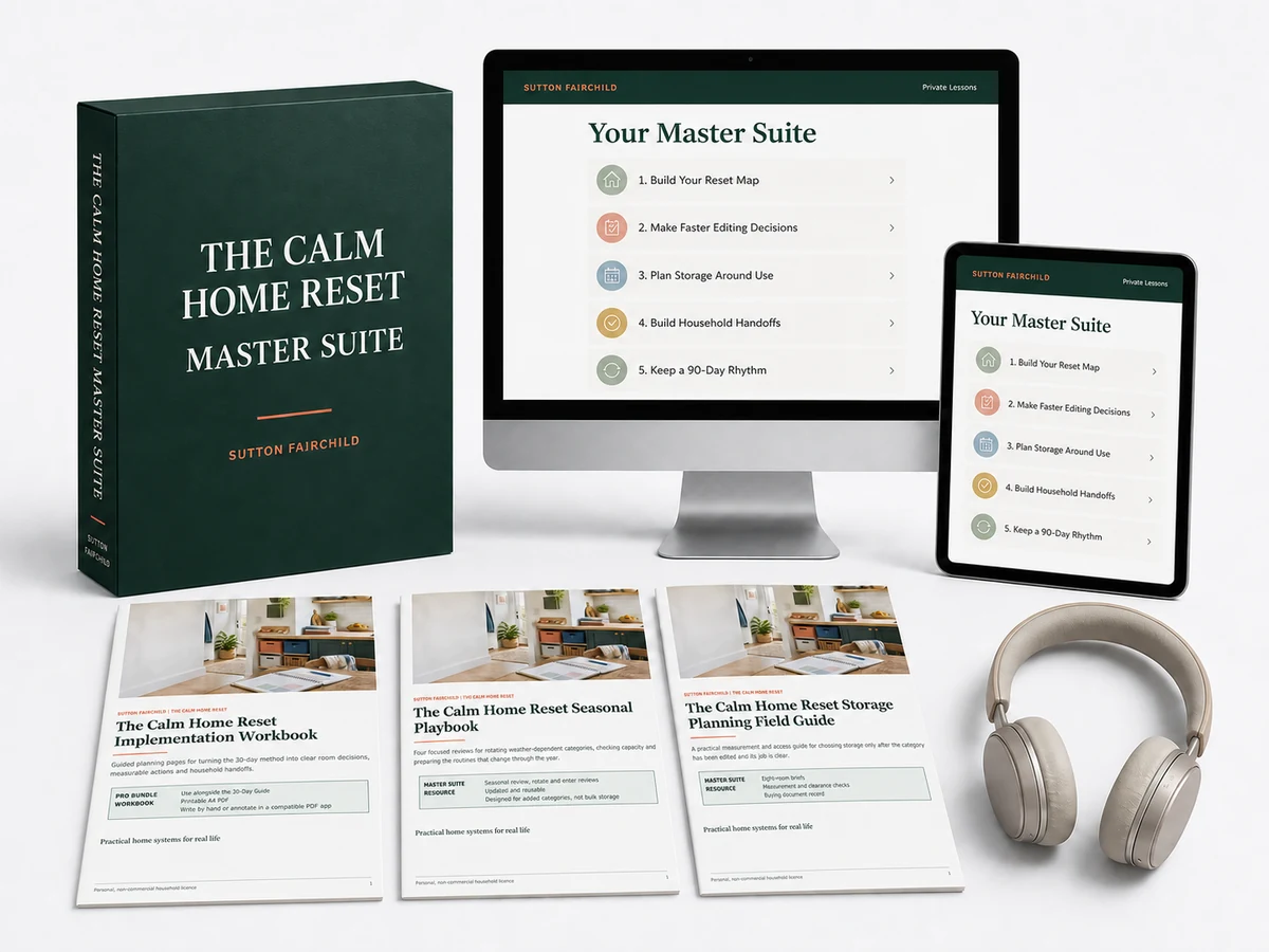 The Calm Home Reset Master Suite digital product mockup